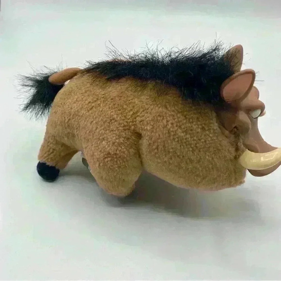 Vintage Disney The Lion King PUMBA 5" Plush w/ Vinyl Face Mattel 1994 - Picture 4 of 6